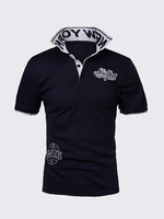 Mens Casual Tee New York Embroidered Short-sleeved Polo Shirts