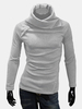 Mens Casual Tops Fashion Special Design Collar Slim Fit Sweatshirt