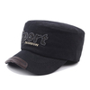 Mens Cotton Embroidery Letter Flat Hat Casual Outdoor Sport Military Hat Visor Snapback Caps