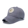 Mens Cotton Star Embroidery Sunscreen Baseball Hat Casual Sport Visor Snapback Polo Hat Adjustable