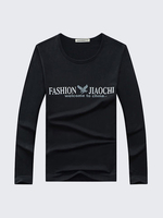 Mens Fall Winter 5 Colors Base Tee Printing Round Neck Casual Long Sleeve T-shirts