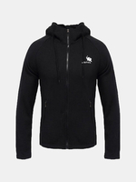 Mens Fall Winter Fashion Thick Warm Hoodie Solid Color Zipper Pocket Tops Sweatshirt
