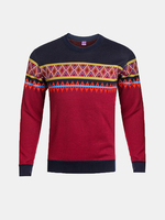 Mens Fall Winter Knitting Sweater Thick Warm Stripes Pattern Long Sleeve Tops