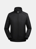 Mens Fall Winter Outdoor Breathable Stand Collar Casual Solid Color Jacket