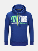 Mens Fashion Casual Slim Fit Sports Hoodies Letters Printed Sweatshirts
