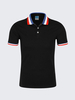 Mens Fashion Casual Solid Color Lapel Polo Shirt Short Sleeve T-shirt