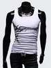 Mens Fashion Dragon Printed Cotton sleeveless Vest Leisure Tank Top