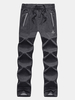 Mens Fashion Solid Color Fitness Long Pants Straight Leg Casual Gym Running Sweatpants