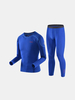 Mens Gym Bodybuilding Tights Sports Solid Color Quick-dry Outdoor Sportwear Suit