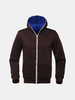 Mens Hoodies Contrast Solid Color Fashion Casual Sport Hooded Tops