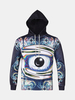 Mens Hoodies Original 3D Fantasy Eye Printing Fashion Casual Sport Hooded Tops