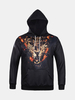 Mens Hoodies Original 3D Flaming Tiger Head Printing Fashion Casual Sport Hooded Tops