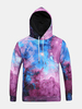 Mens Hoodies Original 3D Starry Sky Printing Fashion Casual Sport Hooded Tops