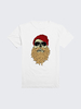 Mens Innovative Full Beard Skull Punk Printing Top Tees Casual Short Sleeve T-shirts