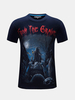 Mens Large Size Summer T-shirts Cool 3D Death Printing Short Sleeve Cotton Top Tees