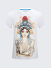 Mens Large Size Summer T-shirts Cool 3D Ethnic Girl Printing Short Sleeve Cotton Top Tees