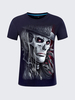 Mens Large Size Summer T-shirts Cool 3D Skeleton Printing Short Sleeve Cotton Top Tees