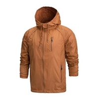 Mens Lightweight Hooded Windproof Water-repellent Quick Dry Casual Outdoor Jacket