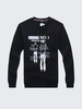 Mens Long Sleeves T-shirt Fashion Cool Printing Round Neck Casual Top Tee