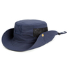 Mens Mesh Breathable Sunscreen Wide Brim Fisherman Caps Outdoor Sport Climbing Visor Bucket Hat