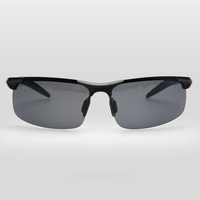 Mens Night Vision Polarized Sunglasses Aluminum Magnesium Alloy Frame Outdoor Sport Driving Goggles