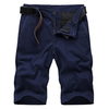 Mens Outdoor Cotton Pants Summer Casual Loose Fit Plus Size Shorts