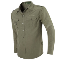 Mens Outdoor Detachable Sleeve Quick-drying Shirt