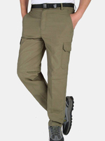 Mens Outdoor Multi function Detachable Quick Dry Shorts Elastic Waist Nylon Breathable Pants