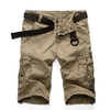 Mens Outdoor Plus Size Overall Big Pockets Summer New Casual Cargo Short