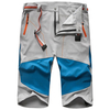 Mens Outdoor Quick-Dry Pants Casual Knee Length Elastic Jogging Fitness Sport Shorts