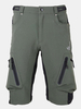 Mens Outdoor Sports Shorts Hiking Cycling Elastic Waist Breathable Multi Zipper Pockets Bottoms