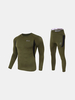 Mens Outdoor Tactical Sports Thermal Underwear Elastic Suit