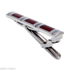 Mens Plain Silver Chrome Stainless Steel Standard Tie Clip
