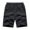 Mens Plus Size Elastic Waist Quick-drying Bench Shorts Casual Sport Shorts