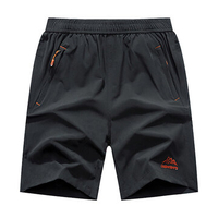 Mens Plus Size Elastic Waist Quick-drying Bench Shorts Casual Sport Shorts