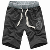 Mens Printed Drawstring Breathable Casual Sport Knee Length Shorts