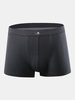 Mens Sexy Modal Boxers Breathable Mesh Soft Briefs Solid Color Underwears