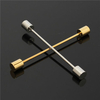 Mens Silver Gold Necktie Tie Clip Bar Clasp Cravat Pin Skinny Collar Brooch