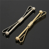 Mens Silver Gold Necktie Tie Clip Bar Clasp Cravat Pin Skinny Collar Brooch