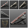 Mens Silver Slide Tie Clip Stainless Steel Plain Clasp Bars Pins Clips Suit Accessories