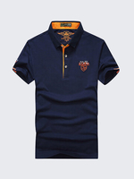 Mens Solid Color Polo Shirt Turndown Collar Short Sleeve Spring Summer Casual Tops