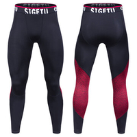 Mens Sport Pants Quick-drying High-Elastic Jogging Fitness Training Tights