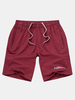 Mens Spring Summer Elastic Waist Drawstring Zipper Pocket Jogging Casual Sports Shorts