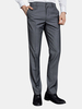 Mens Spring Summer Flat Front Dress Pants Slim Fit High Waist Business Casaul Suit Pants
