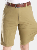 Mens Spring Summer Solid Color Elastic Casual Cotton Cargo Shorts