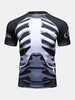 Mens Summer 3D Printed Quick-drying Skinny Fit Fitness Sport T-shirt
