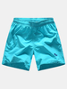 Mens Summer Beach Shorts Quick-drying Elastic Waist Drawstring Casual Loose Jogging Shorts