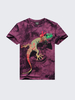 Mens Summer Casual Cotton 3D Animal Personality Printing Short-sleeved Top Tees