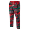 Mens Summer Cotton Linen Floral Printing Ninth Pants Plus Size Harem Pants