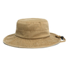 Mens Summer Cotton Solid Fisherman Hat Outdoor Travel UV Protection Bucket Hat